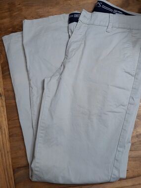 Chaps Light Beige Khaki Pants